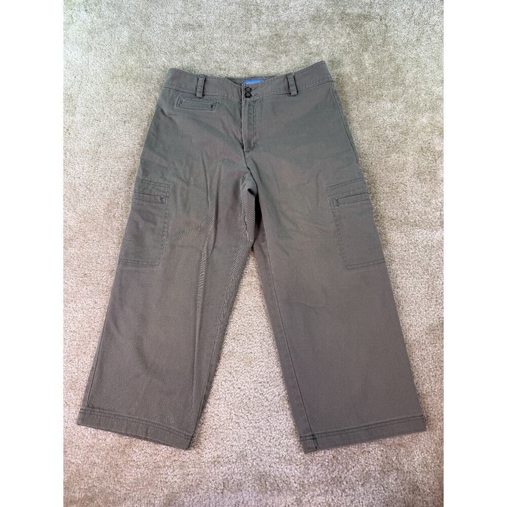 Dockers Cargo Pants Women 12 Cropped Lightweight Cotton Vintage C367